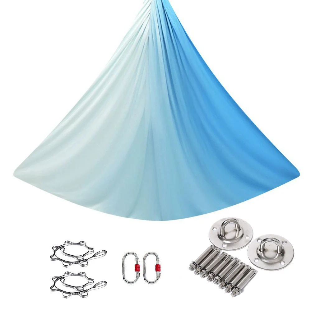 Gradient aerial yoga silk