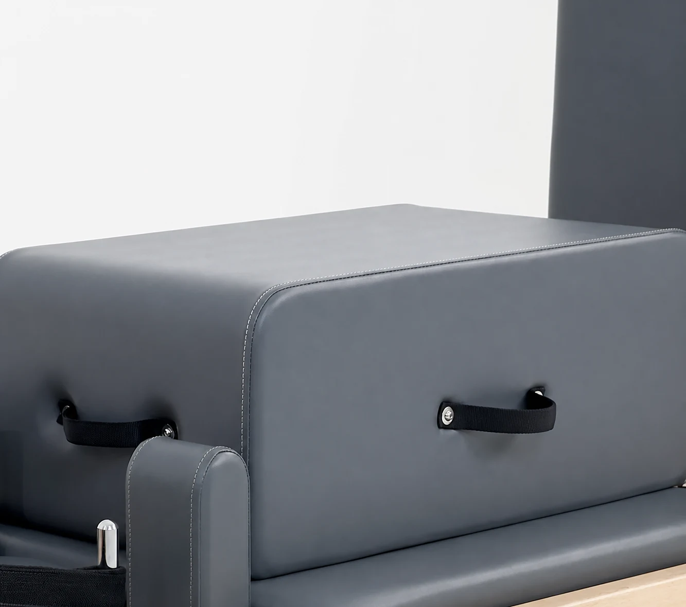 Pilates reformer upholstery detail
